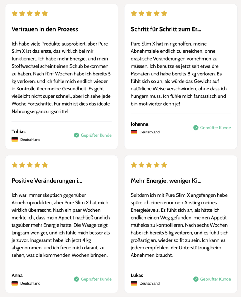 Pure Slim X Erfahrungen